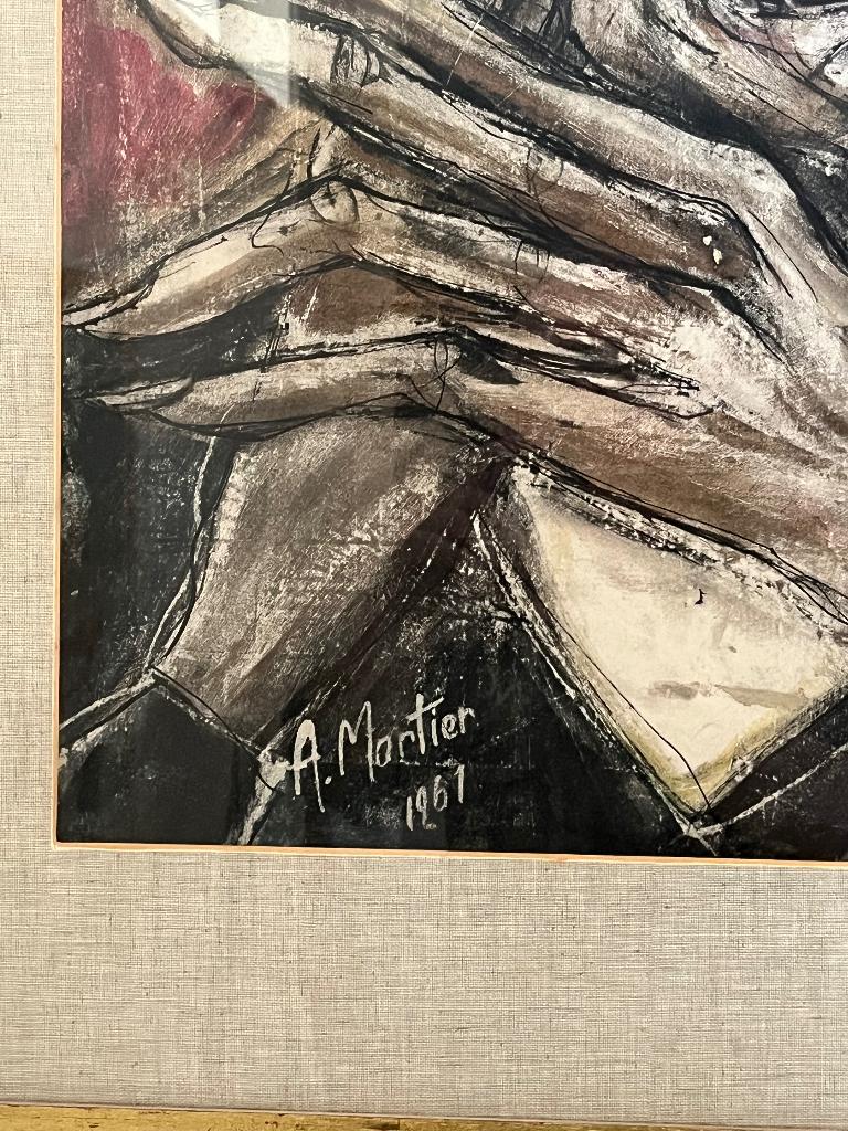 Edith Piaf 'je ne regrette riens' Antoon Mortier Kunstwerk, Antiek en Kunst, Kunst | Etsen en Gravures, Ophalen