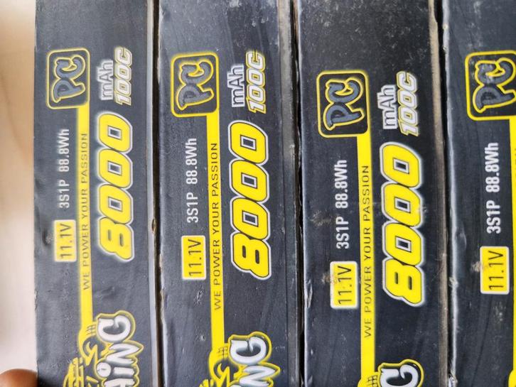 Gens Ace Bashing 8000mAh 3S LiPo Accu, Hobby en Vrije tijd, Modelbouw | Radiografisch | Auto's, Gebruikt, Onderdeel, Elektro, Schaal 1:8