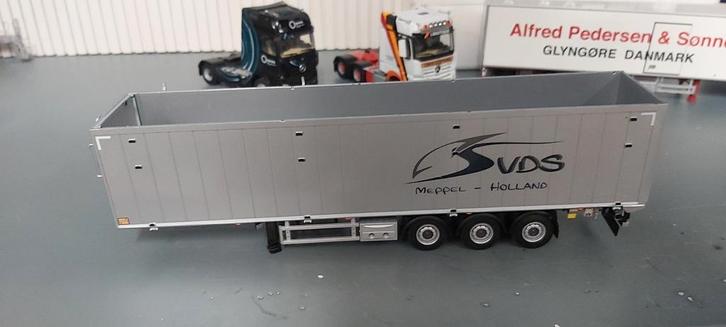 Walking floor trailer wsi VDS MEPPEL, Hobby en Vrije tijd, Modelauto's | 1:50, Zo goed als nieuw, Bus of Vrachtwagen, Wsi, Ophalen of Verzenden