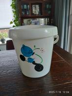 Gratis vintage luieremmer, emmer met deksel, Ophalen, Gebruikt
