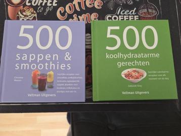 500 sappen & smoothies/ koolhydraat arme gerechten beschikbaar voor biedingen