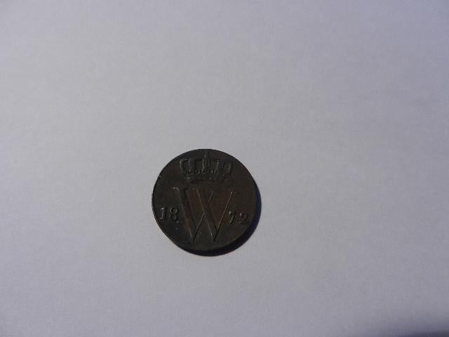 1/2  cent 1872, Postzegels en Munten, Munten | Nederland, Losse munt, Overige waardes, Koning Willem III, Ophalen of Verzenden
