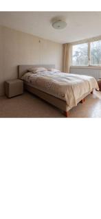 2 persoons bed met matrassen en topper, Ophalen, Tweepersoons, 180 cm, 200 cm