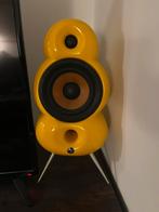 Gele Scandyna Podspeakers - Iconisch Design, Audio, Tv en Foto, Luidsprekers, Ophalen, Gebruikt, 120 watt of meer, Overige merken