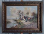 Hollands landschap - Olieverf op doek - 1950, Ophalen