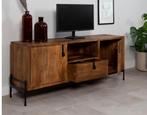 Dimehouse Industrieel TV Meubel Morgan - Mangohout, Huis en Inrichting, Ophalen, Zo goed als nieuw, 25 tot 50 cm, 100 tot 150 cm