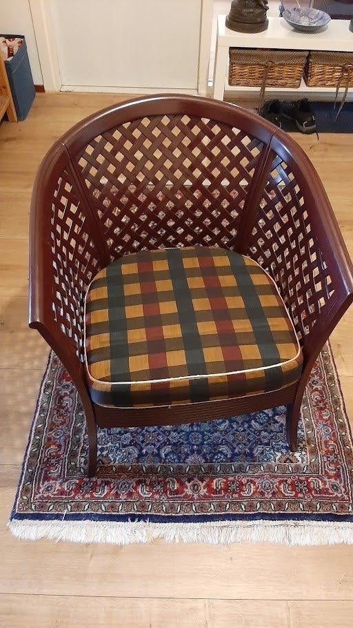 Vintage stoel IKEA, Ophalen, Kunststof, Gebruikt, Bruin