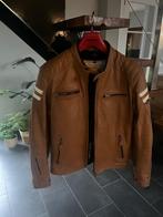 Retro lederen motor jas - Segura 70 - Camel kleur - maat L /, Heren, Jas | leer, Ophalen of Verzenden, Segura