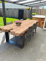 Tafelblad draglineschot, Doe-het-zelf en Verbouw, Ophalen of Verzenden, Overige houtsoorten, Minder dan 200 cm, Plank