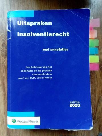 Uitspraken insolventierecht beschikbaar voor biedingen