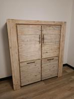 Mooie dichte houten kast - 160x140 cm, Ophalen, 25 tot 50 cm, 100 tot 150 cm, 150 tot 200 cm