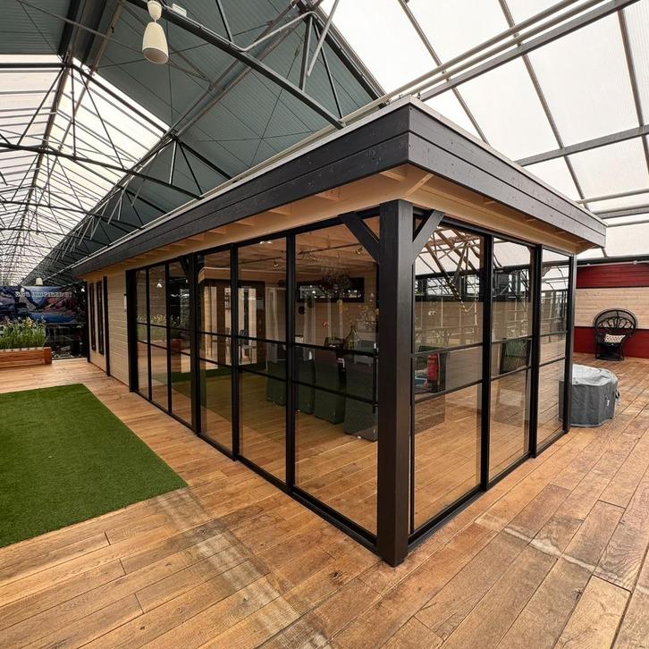 Showmodel Tuinhuis Lugarde | Maatwerk - OP = OP, Tuin en Terras, Tuinhuizen, Zo goed als nieuw, Tuinhuis, Hout, 500 cm of meer