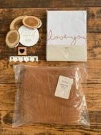 Baby unisex jollein ledikant setje deken laken caramel, Ophalen of Verzenden, Nieuw, 100 cm of meer, Deken