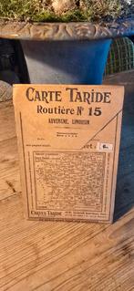 Oude Franse wegenkaart Carte Taride nr 15 Auvergne Limousin, Antiek en Kunst, Ophalen of Verzenden
