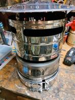 Dubbelwandige Rookkanaal Pijp en kap, Doe-het-zelf en Verbouw, Verwarming en Radiatoren, Ophalen, 30 tot 80 cm, Kachel, Minder dan 60 cm