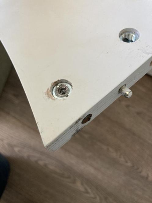 Leander meegroei bed, Kinderen en Baby's, Kinderkamer | Bedden, Zo goed als nieuw, 140 tot 160 cm, 70 tot 85 cm, Matras, Ophalen