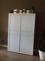 Witte hoogglans kast, Huis en Inrichting, Ophalen, Gebruikt, Minder dan 150 cm, 150 tot 200 cm