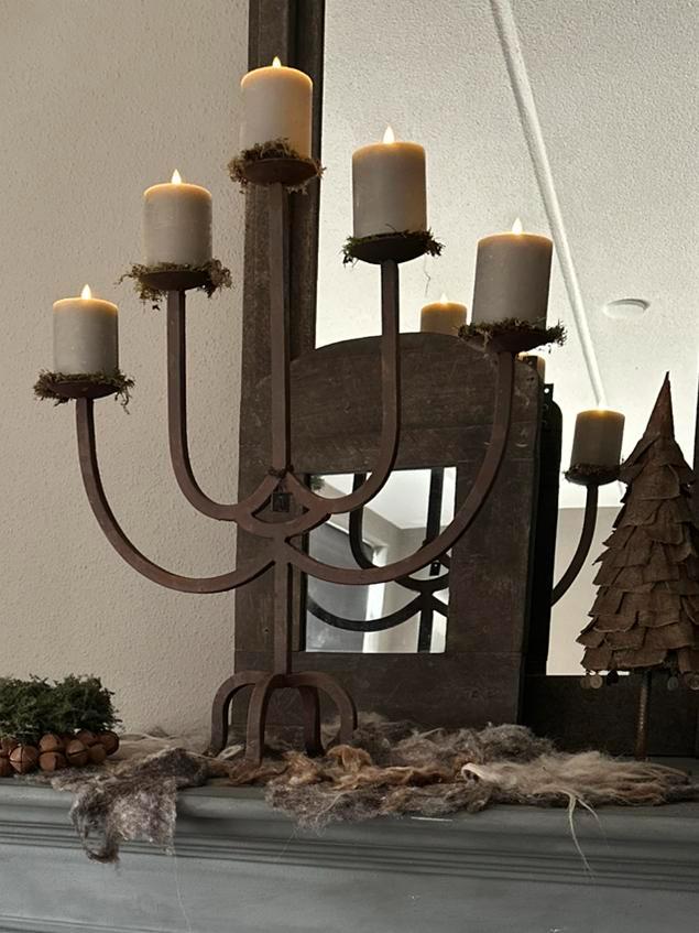 Kandelaar Marrakech Aura Peeperkorn, Huis en Inrichting, Woonaccessoires | Kandelaars en Kaarsen, Nieuw, Minder dan 25 cm, Ophalen of Verzenden