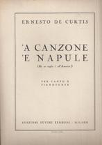 Ba17 bladmuziek a canzone e napule piano --, Gebruikt, Klassiek, Ophalen of Verzenden, Artiest of Componist
