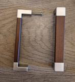 Moderne Houten RVS Keukengrepen - 17 Stuks, Ophalen of Verzenden, Nieuw