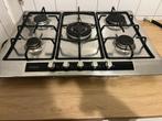 5-pits Siemens gasfornuis, Witgoed en Apparatuur, Kookplaten, Zo goed als nieuw, Gas, Vrijstaand, 4 kookzones
