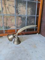Antiek messing tafelbel veer, Antiek en Kunst, Ophalen of Verzenden