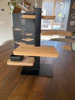 Stijlvolle serveerset – 6-delig | Hout & zwart, Huis en Inrichting, Woonaccessoires | Etagères, Ophalen of Verzenden, Nieuw