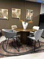 4x stoel boucle - eetkamerstoel boucle - set stoelen, Ophalen, Nieuw, Stof, Vier