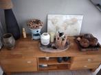 mooi tv meubel licht  eiken hout, Huis en Inrichting, Complete inboedels, Ophalen of Verzenden