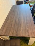 Eettafel met stoelen, Huis en Inrichting, Tafels | Eettafels, Kunststof, Gebruikt, 100 tot 150 cm, Ophalen of Verzenden
