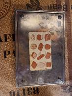 Vintage blik baronie bonbons gouden molen, Verzamelen, Blikken, Ophalen of Verzenden, Gebruikt, Koek(jes), Overige merken