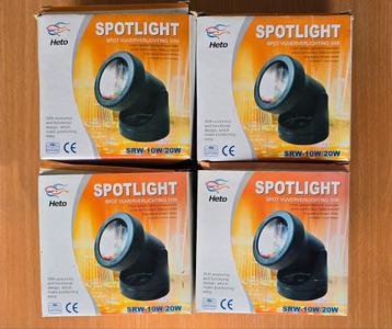 4 Heto halogeen vijverlampen beschikbaar voor biedingen