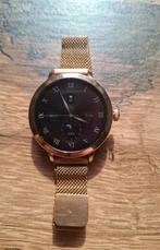 Gouden Smartwatch met AMOLED Scherm, Ophalen of Verzenden, Zo goed als nieuw, Hartslag, Waterdicht