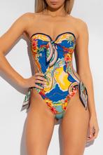 Nieuwe Strapless Badpak - Maat L, Kleding | Dames, Badmode en Zwemkleding, Ophalen of Verzenden, Nieuw, Blauw, Badpak