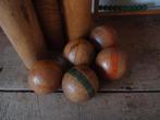 5 mooie oude houten ballen 15 euro, Ophalen of Verzenden