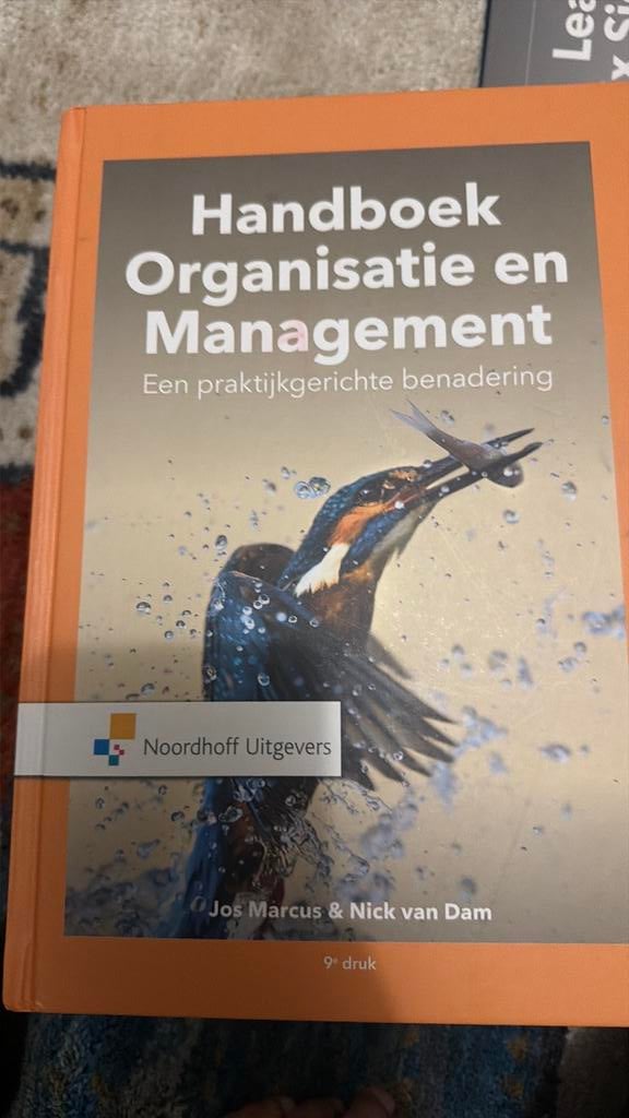 Handboek Organisatie en Management. Een praktijkgerichte ben, Boeken, Sociale wetenschap, Ophalen of Verzenden, Zo goed als nieuw