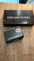 Oude metalen verbandtrommels, Verzamelen, Blikken, Gebruikt, Ophalen of Verzenden