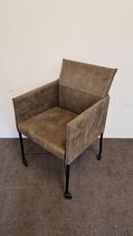 Set van 2 armstoelen op zwenkwielen, Ophalen, Zo goed als nieuw, 100 tot 125 cm, Modern