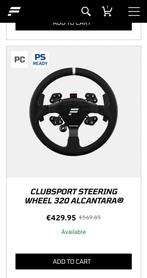 Fanatec universul hub v2 + Fanatec Alcantara rim, Ophalen, Zo goed als nieuw
