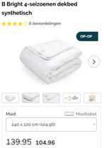 4 seizoenen dekbed 240x220 cm - nieuw, Wit, Ophalen of Verzenden, Deken of Dekbed, Nieuw