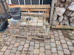 15x15 stenen terras bont, Ophalen, Gebruikt, Klinkers, 5 tot 10 m²