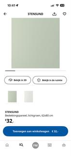 STENSUND Lichtgroen Bedekkingspaneel 62x80cm, Ophalen, Nieuw, 50 tot 100 cm, Minder dan 100 cm