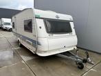 Hobby Excellent 6-persoons, Caravans en Kamperen, Caravans, Rondzit, Hobby, Bedrijf, Tot en met 6