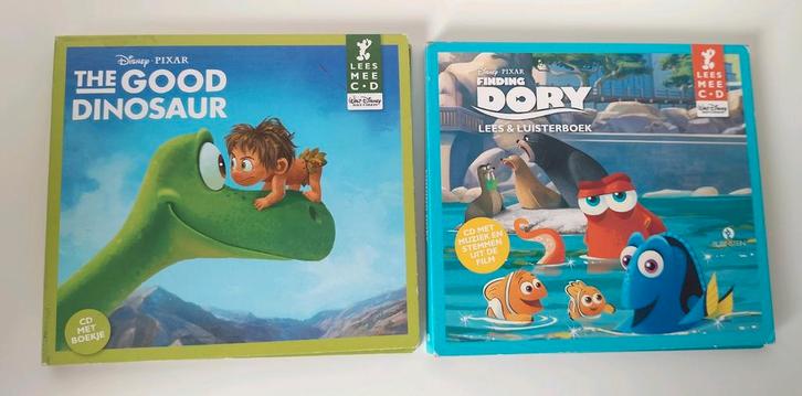 Disney Luister- en Leesboek Set: Dory & Dinosaur, Cd's en Dvd's, Cd's | Kinderen en Jeugd, Zo goed als nieuw, Verhaal of Sprookje
