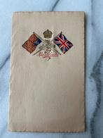 Wo1: fotokaart met hoesje king and country, Verzamelen, Ophalen of Verzenden, Engeland