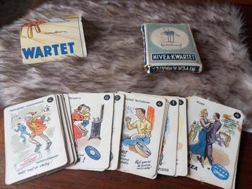Oud brocant Nivea kwartet spel compleet   jaar 1954 beschikbaar voor biedingen