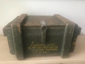 Munitiekist 81mm Mortier beschikbaar voor biedingen