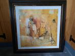 2x schilderij van Corry Olthof mooi ingelijst voor 125 euro, Ophalen