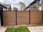 Composiet schutting €190 per meter inclusief montage, Ophalen, Kunststof, 1 tot 2 meter, Minder dan 3 meter