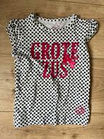 Meisjes t-shirt grote zus maat 92, Ophalen of Verzenden, Zo goed als nieuw, Meisje, Shirt of Longsleeve